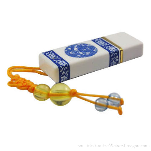 Ceramic USB flash drives, 64MB-128GB, free printing, package, custom, high speed, popular designs